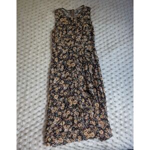 Rustic Clothing Floral Maxi Dress Sleeveless‎ Cottagecore Casual Size 6/8